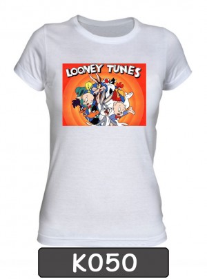 Remera estampada Looney Tunes. K050