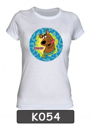 Remera estampada Scooby Doo. K054
