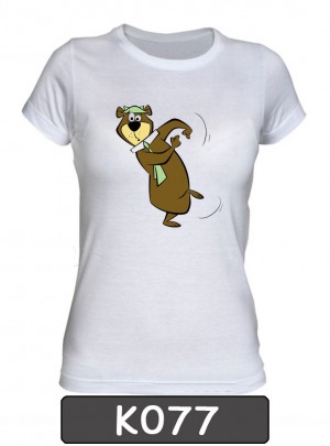 Remera estampada Oso Yogui. K077